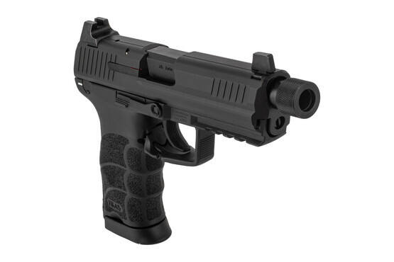 Heckler and Koch HK45 tactical V7 LEM 45 acp pistol features a thread protector